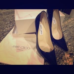 Jimmy Choo patent leather stilettos
